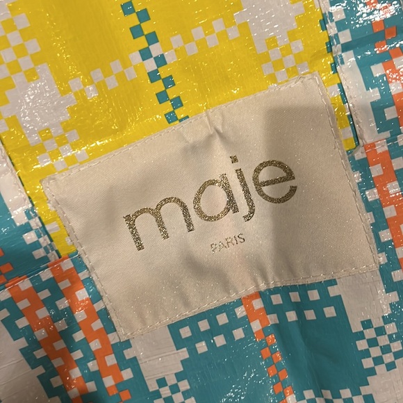 Make Mixed Plaid Plastic Oversized Tote - Picture 7 of 7